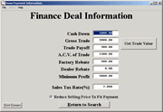 Thumbnail: Enter deal information.