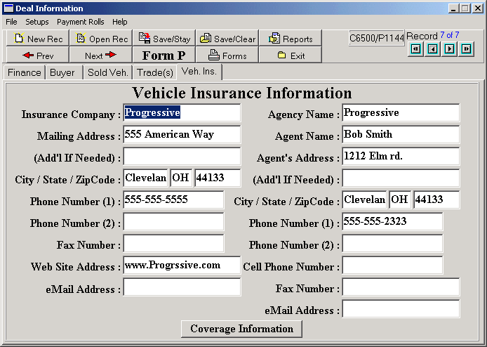 Deals management system